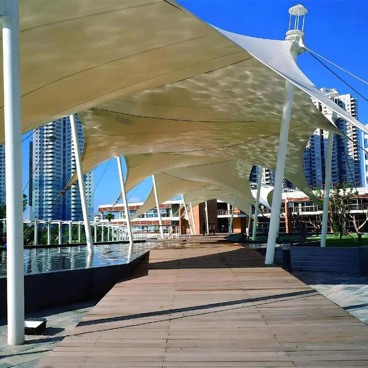 炉霍县膜结构景观棚