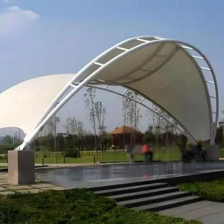炉霍县膜结构景观棚
