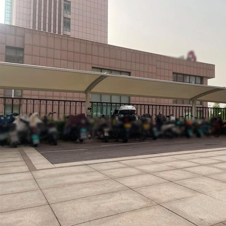 炉霍县膜结构电动车棚